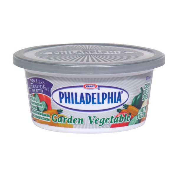 Kraft Philadelphia Cream Cheese Spread Garden Vegetable