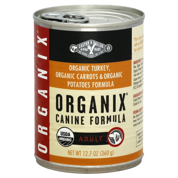 Castor & Pollux Organix Wet Dog Food Turkey, Carrots & Potatoes