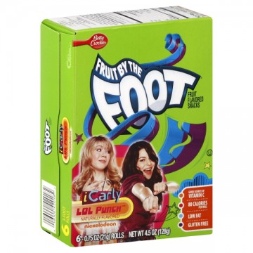 Betty Crocker Fruit by the Foot iCarly LOL Punch - 6 ct