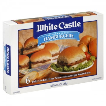 White Castle Hamburgers - 6 ct Frozen