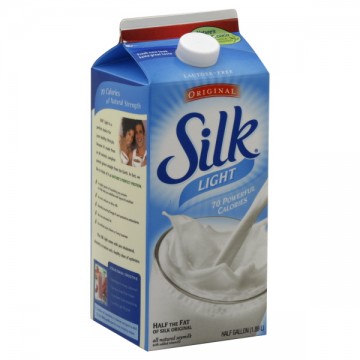 Silk Soy Milk Original Light Natural Refrigerated