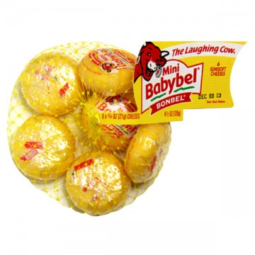 The Laughing Cow Mini Babybel Cheese Bonbels - 6 ct