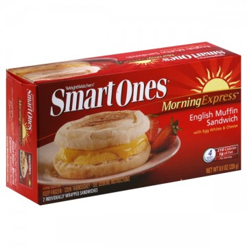 Weight Watchers Smart Ones English Muffin Sandwich Egg Whites & Cheese 2ct