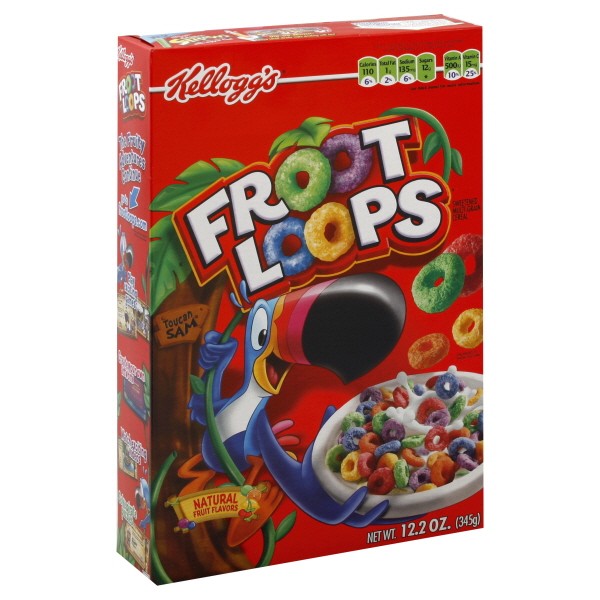 Kellogg's Froot Loops Cereal with Sprinkles