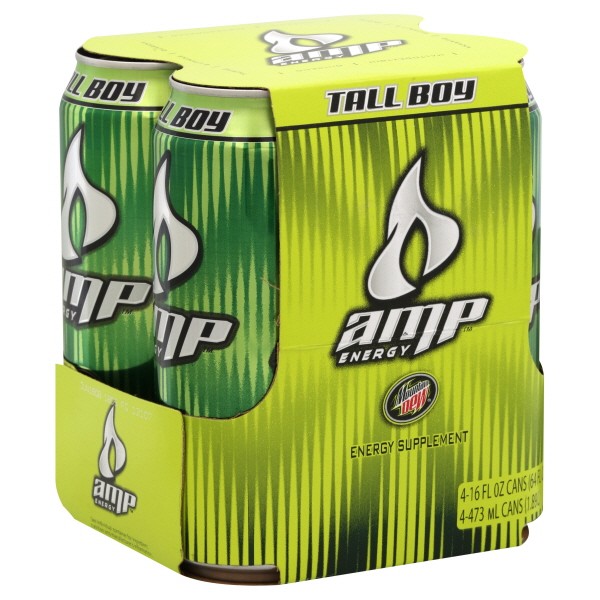 AMP Energy Drink - 4 pk