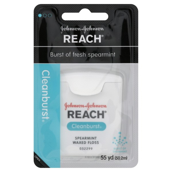 Johnson & Johnson Reach Clean Burst Dental Floss Spearmint