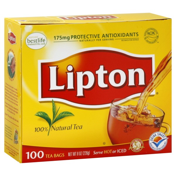 Lipton Tea Bags 100 Natural