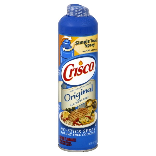 Original No-Stick Cooking Spray - Crisco Cooking Spray