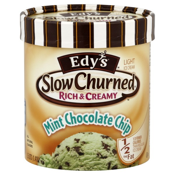 Dreyer's/Edy's Slow Churned Rich & Creamy Ice Cream Mint ...