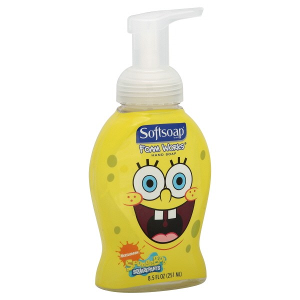 Softsoap Foam Works Hand Soap SpongeBob SquarePants Pump