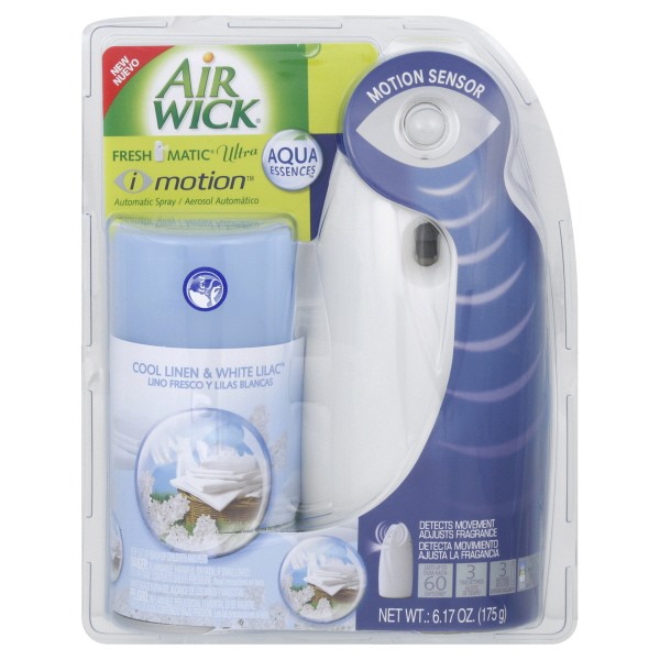 Air Wick FreshMatic Ultra Auto Spray Starter Kit Cool Linen & White Lilac