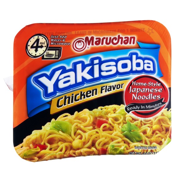 Maruchan Instant Yakisoba Japanese Style Noodles Chicken Microwave