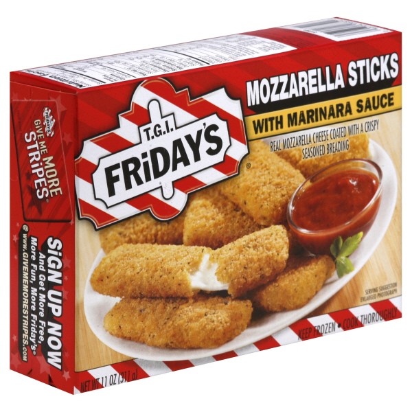 TGI Friday's Mozzarella Sticks with Marinara Sauce