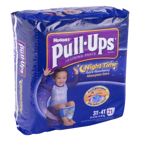 Huggies Pull-Ups Night Time Training Pants 3T-4T Boys - 32-40 lbs