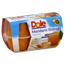 Dole Fruit Bowls Orange Mandarin in 100% Juice - 4 ct