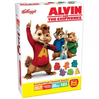 Kellogg's Fruit Snacks Alvin & The Chipmunks Assorted Fruit Flavors - 10ct 