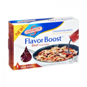Swanson Flavor Boost Concentrated Liquid Broth Beef - 8 ct