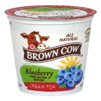 Brown Cow Cream Top Yogurt Blueberry All Natural