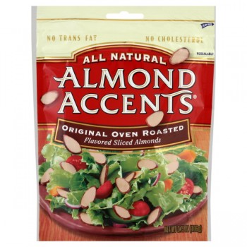Almond Accents Flavored Sliced Almonds Original Oven Roasted All Natural