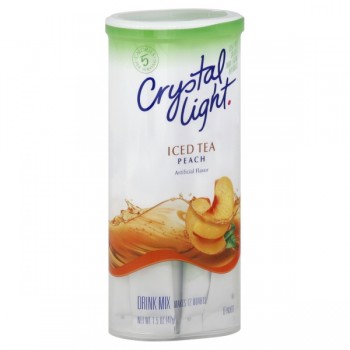 Crystal Light Peach Iced Tea Mix - Makes 12 Quarts