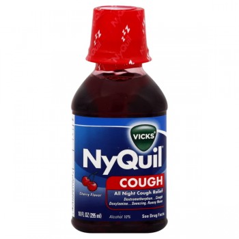 Vicks NyQuil Cough All-Night Relief Cherry Flavor