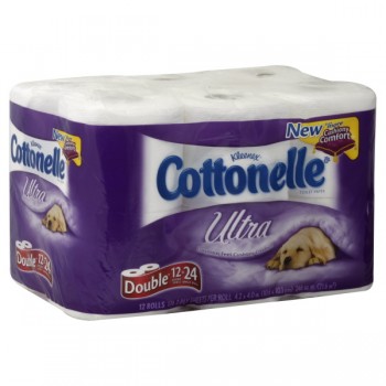 Cottonelle Ultra Bath Tissue Double Roll 2-Ply Unscented