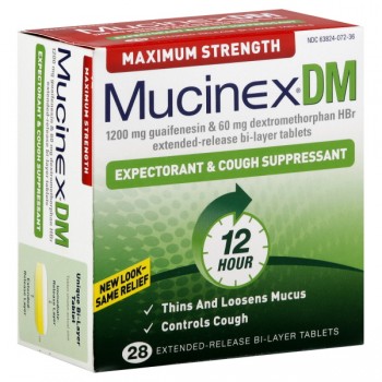 Mucinex DM Expectorant & Cough Suppressant Maximum Strength Tablets