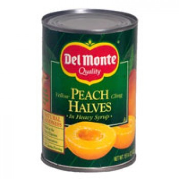 Del Monte Peaches Yellow Cling Halves in Heavy Syrup