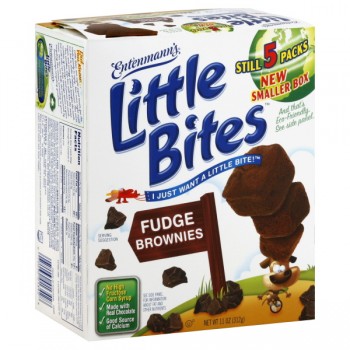 Entenmann's Little Bites Brownies Fudge - 5 pk