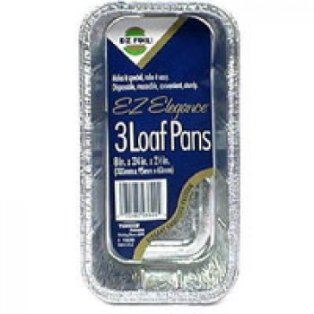 Hefty EZ Foil Loaf Pans 8 X 3 X 2 Inch