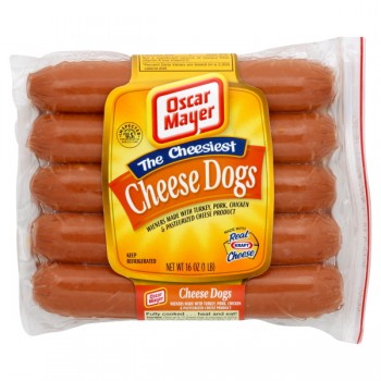 Oscar Mayer Hot Dogs Cheese - 10 ct