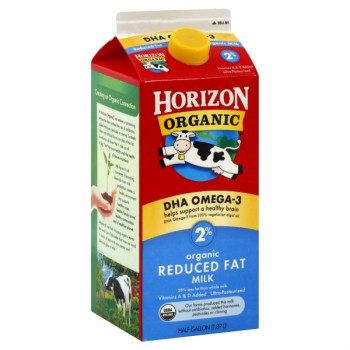 Horizon Organic Milk Reduced Fat 2% with DHA Omega-3