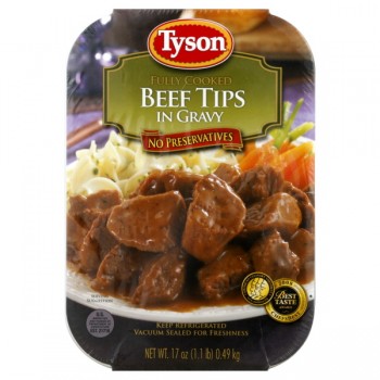 Tyson Beef Tips in Gravy Fully Cooked