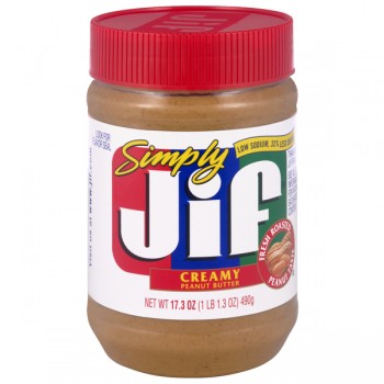 Jif Peanut Butter Creamy Low Sodium & Less Sugar