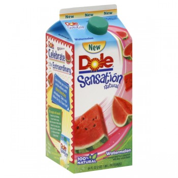 Dole Sensation Natural Watermelon Juice Beverage Blend