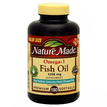 Nature Made Omega-3 Fish Oil 1200 mg Softgels