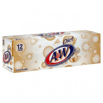 A & W Cream Soda Diet - 12 pk