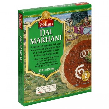 Truly Indian Entree Dal Makhani Tomatoes, Black Gram Beans in Sauce Medium