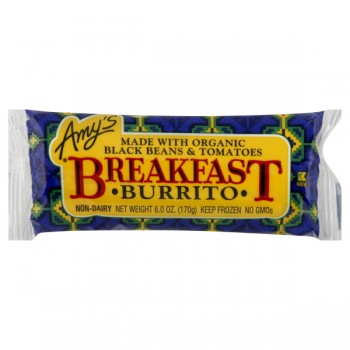 Amy's Breakfast Burrito Black Bean Organic