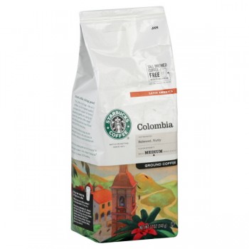 Starbucks Colombia Latin America Balanced, Nutty Medium Coffee (Ground)