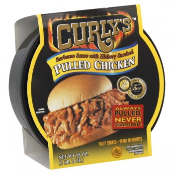 Curly's Chicken Pulled Hickory Smoked with Barbeque Sauce Fresh