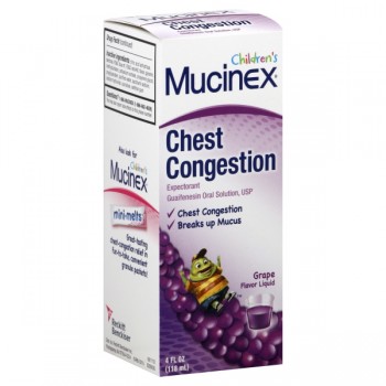 Mucinex Children's Chest Congestion Expectorant Grape Flavored Liquid