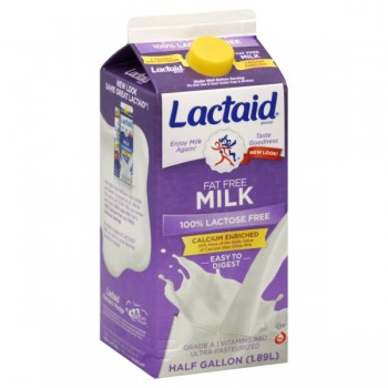 Lactaid 100% Lactose Free Milk Fat Free Calcium Fortified