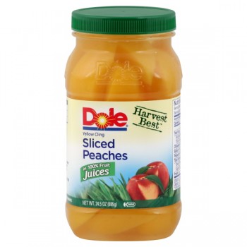 Dole Harvest Best Peaches Sliced in 100% Fruit Juices