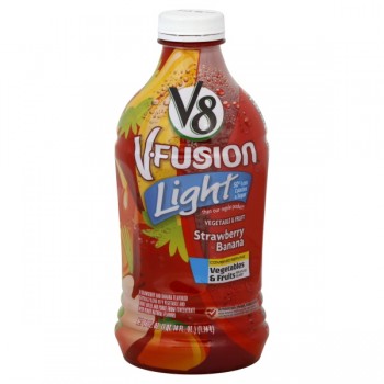 V8 V-Fusion Strawberry Banana Juice Light
