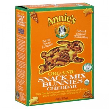 Annie's Homegrown Bunnies Snack Mix Cheddar Organic