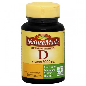 Nature Made Vitamin D 2000 IU Maximum Strength Tablets