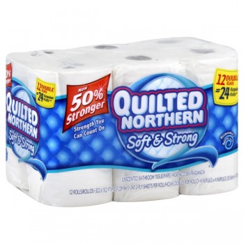 Quilted Northern Bath Tissue Double Roll 2-Ply Unscented