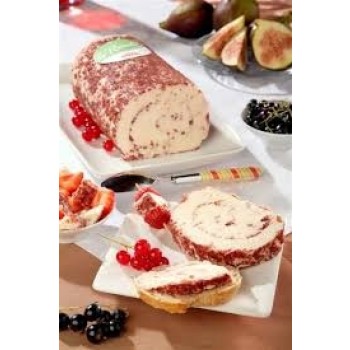 Artisanal Premium Cheese - Le Roule Premium Spreadable Cheese Hand Rolled with Cranberry