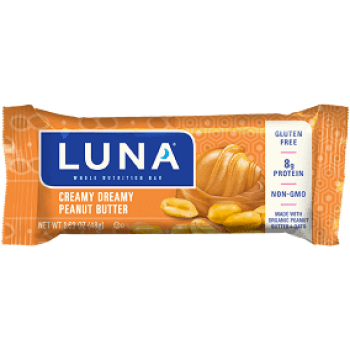 Luna Nutrition Bar for Women Creamy Dreamy Peanut Butter